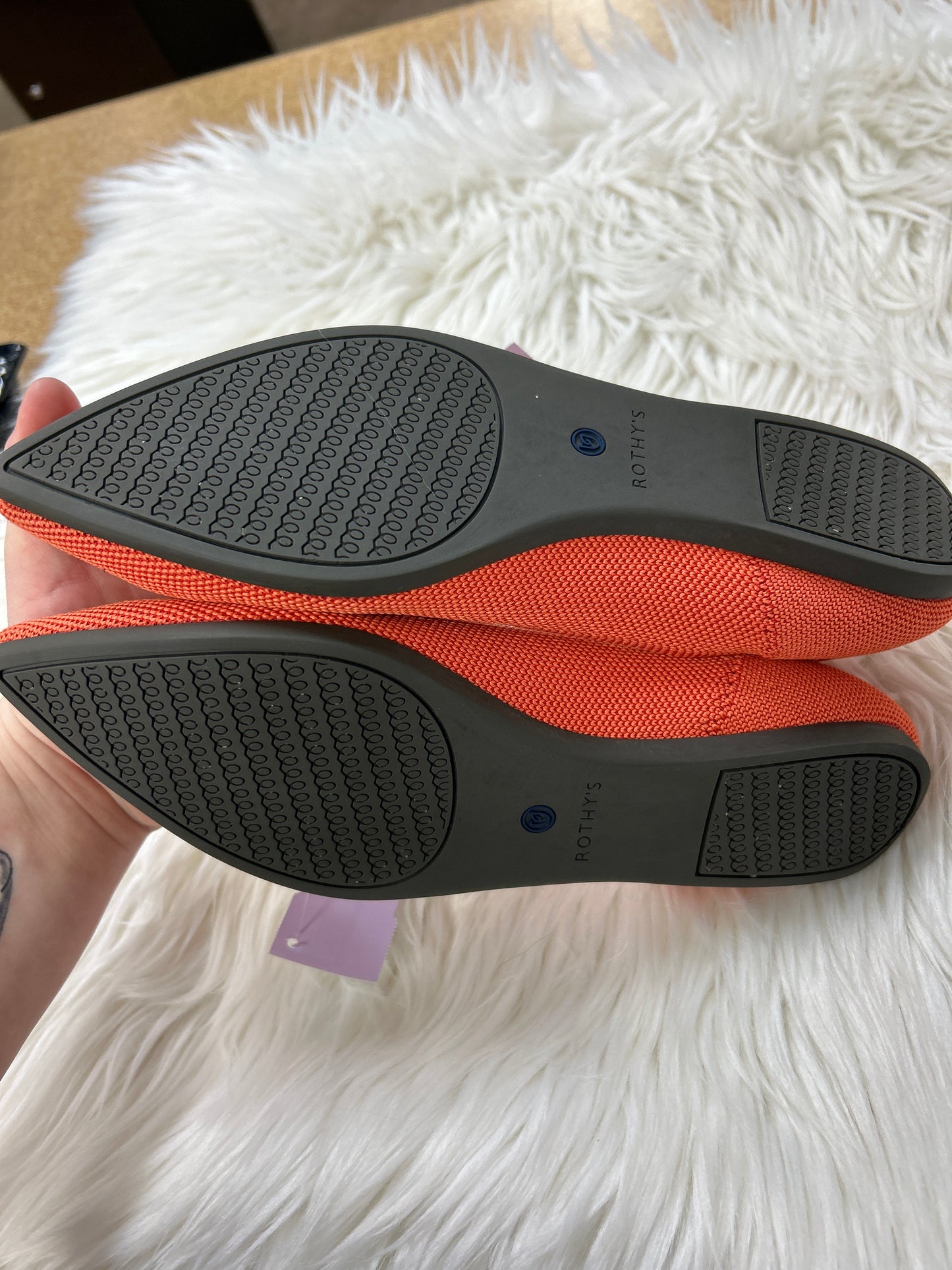 Shoes Flats By Rothys In Orange, Size:8