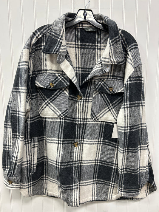 Jacket Fleece By Cmc In Grey & White, Size:Xl