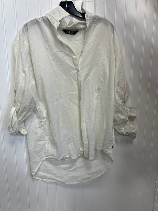 Top Ls By The North Face In Cream, Size:L