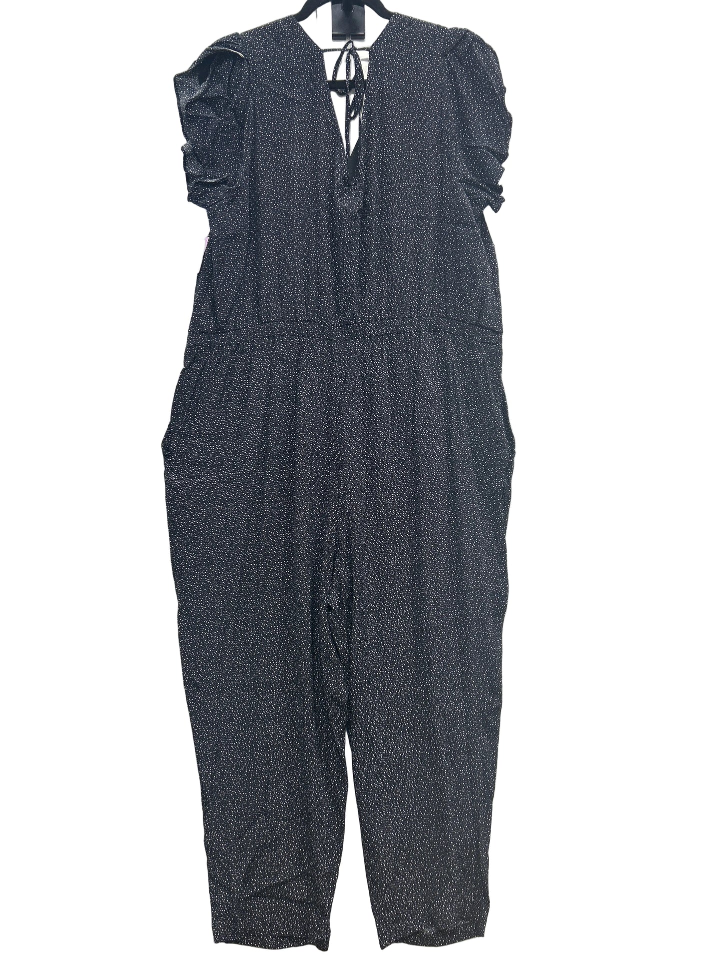 Jumpsuit By Loft In Black & White, Size:16