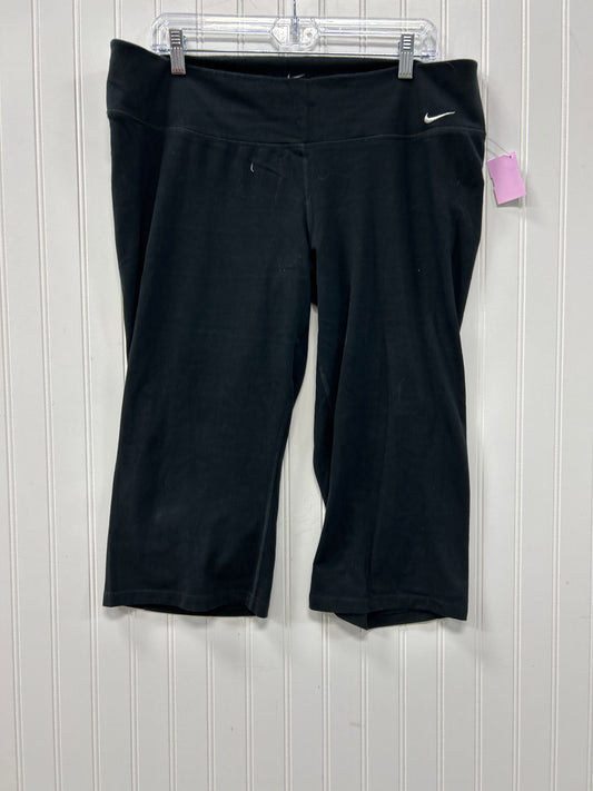 Athletic Capris By Nike Apparel In Black, Size:Xl