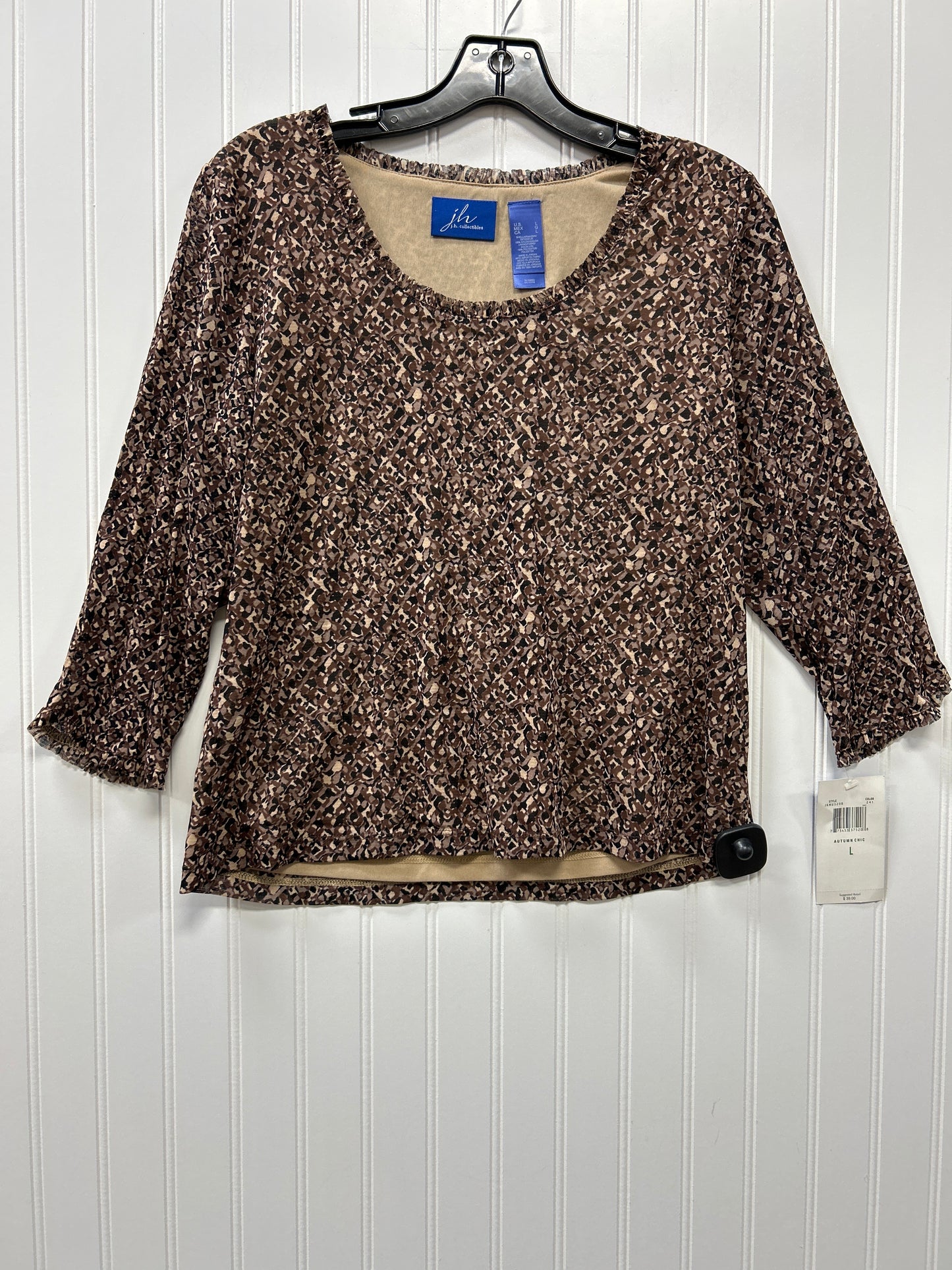 Top Ls By Cmc In Brown, Size:L