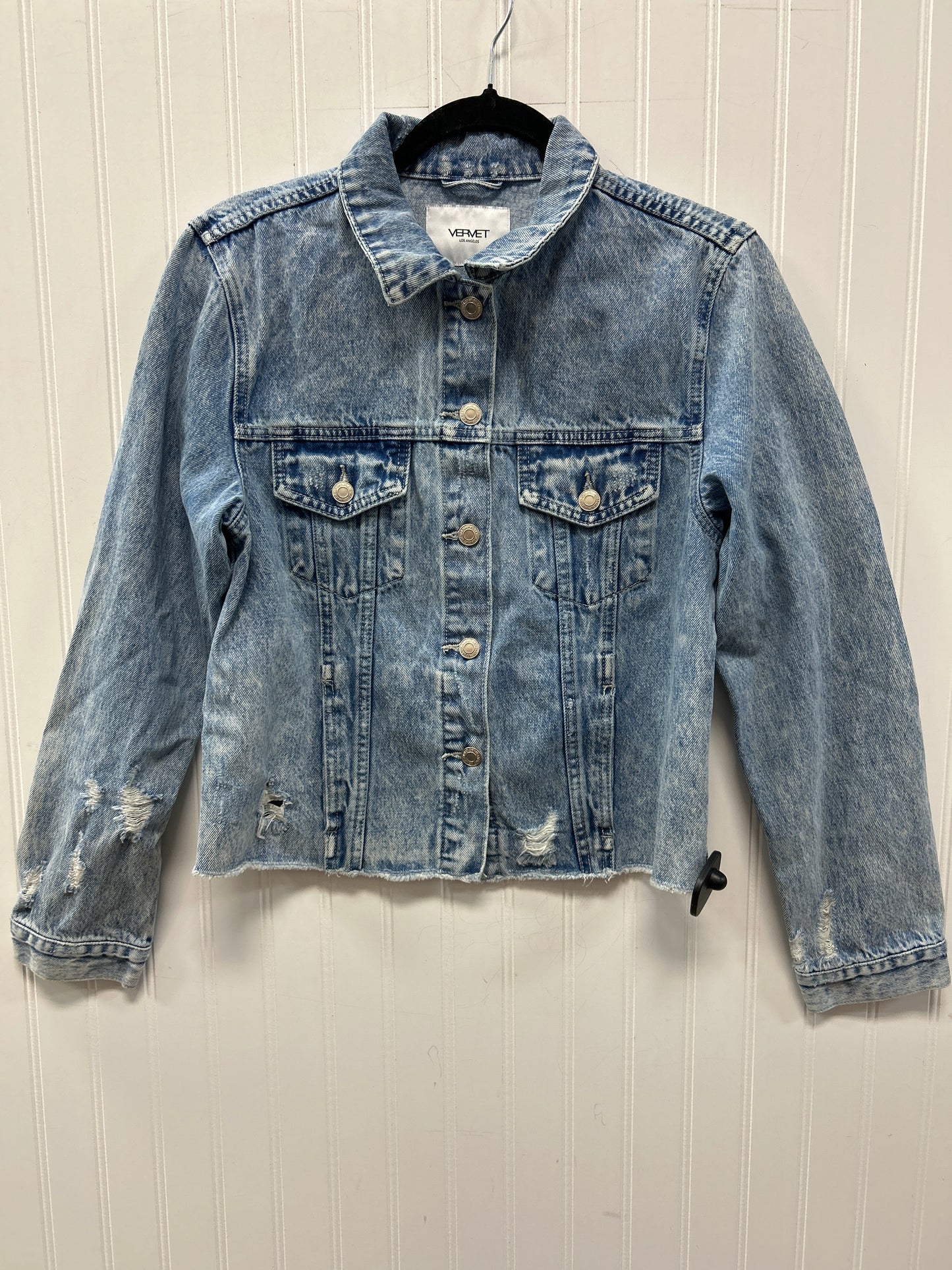 Jacket Denim By Vervet In Blue Denim, Size:S