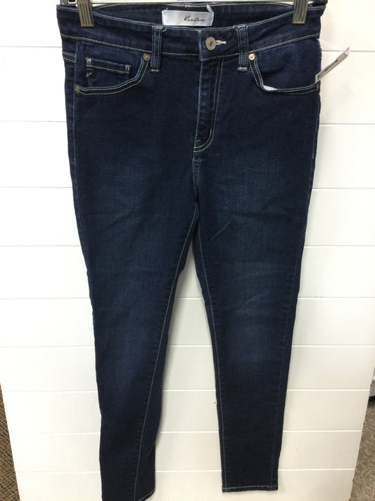 Jeans Skinny By Kancan In Blue Denim, Size:4