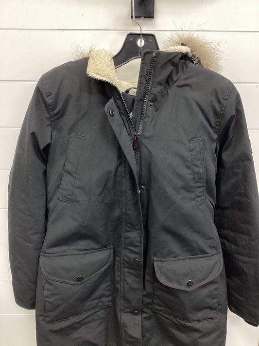 Coat Parka By Lauren By Ralph Lauren In Black, Size:S