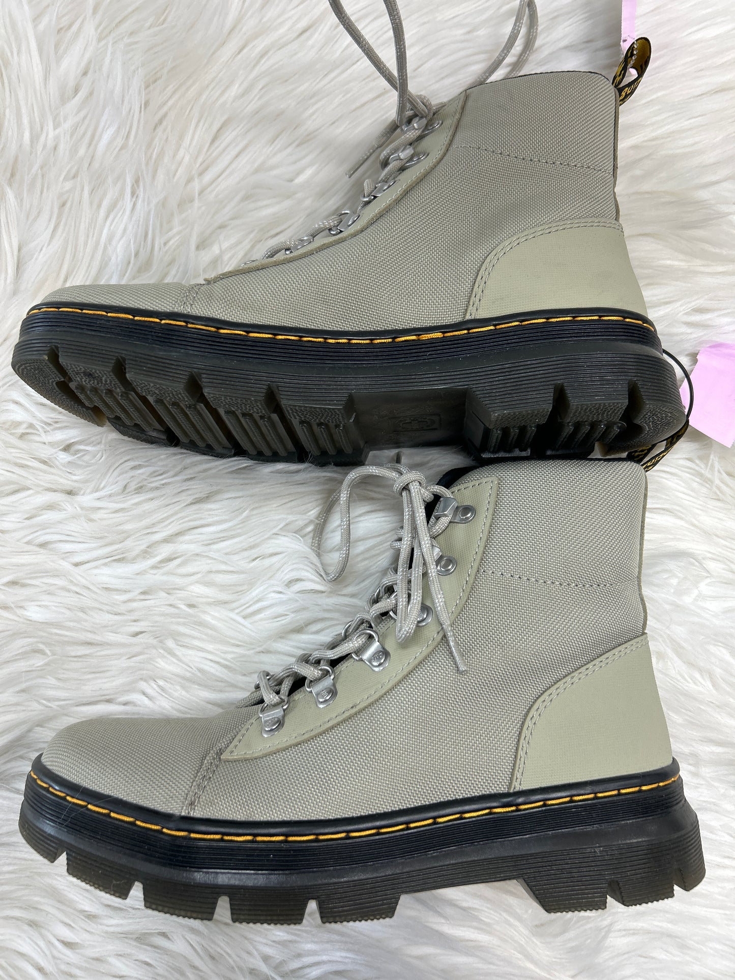 Boots Ankle Flats By Dr Martens In Grey, Size:9