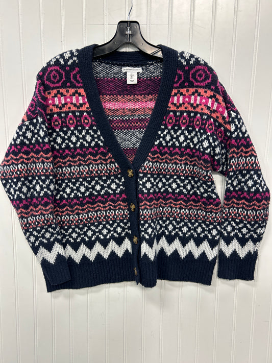 Sweater Cardigan By Cupcakes And Cashmere In Navy, Size:S