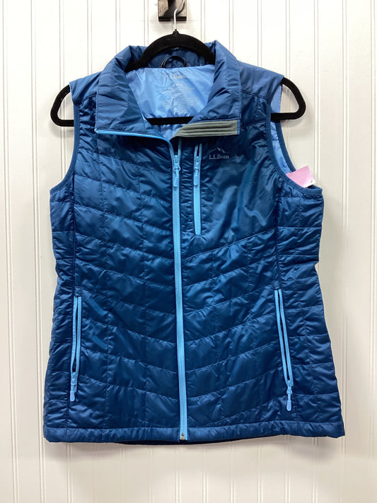 Vest Puffer & Quilted By L.L. Bean In Blue, Size:M