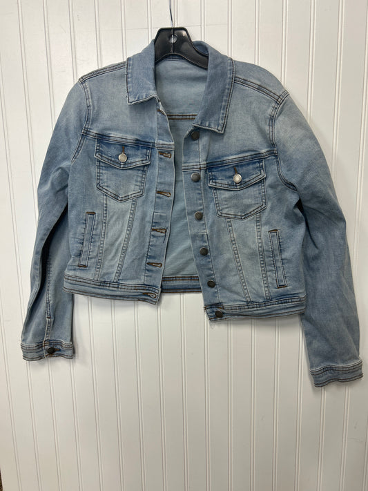 Jacket Denim By Clothes Mentor In Blue Denim, Size:S