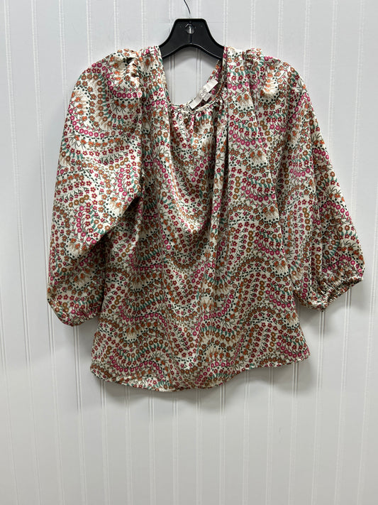 Top Ls By Loft In Floral Print, Size:M