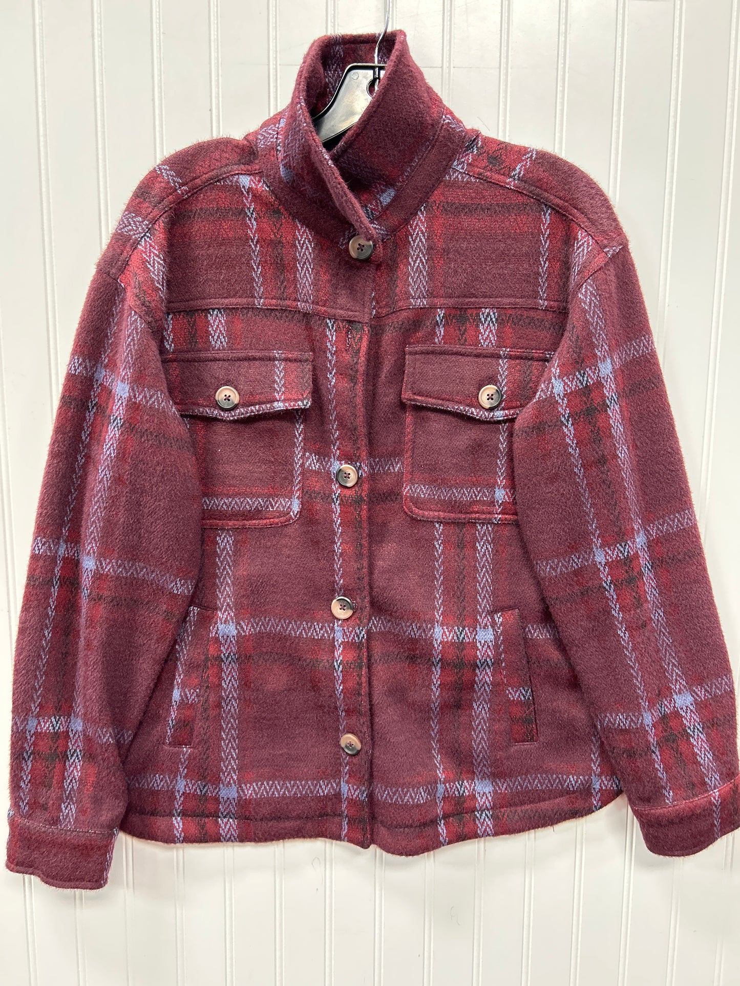 Jacket Utility By Maurices In Striped Pattern, Size:L