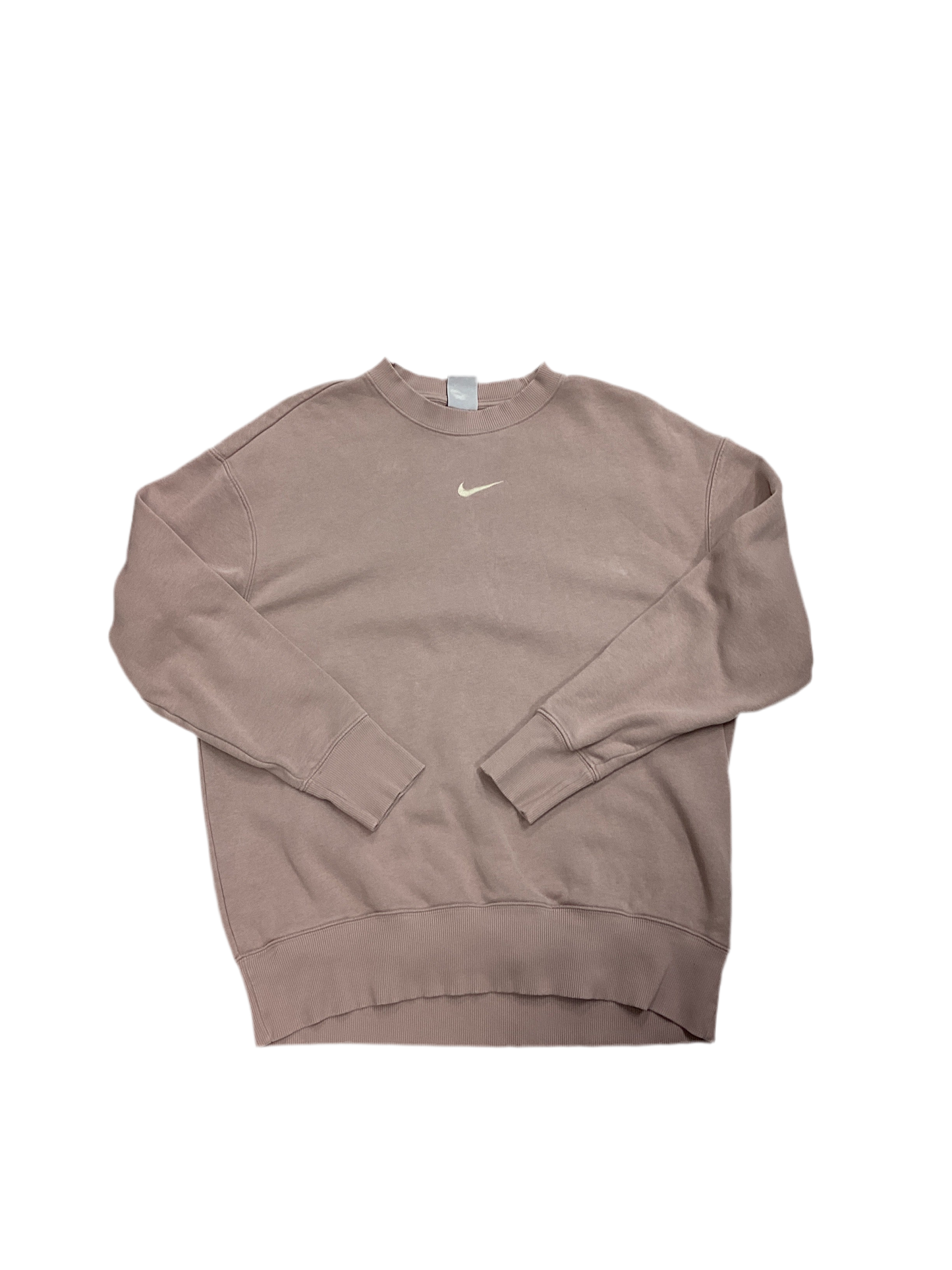 Sweatshirt Crewneck By Nike Apparel In Tan, Size:S