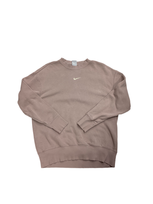 Sweatshirt Crewneck By Nike Apparel In Tan, Size:S