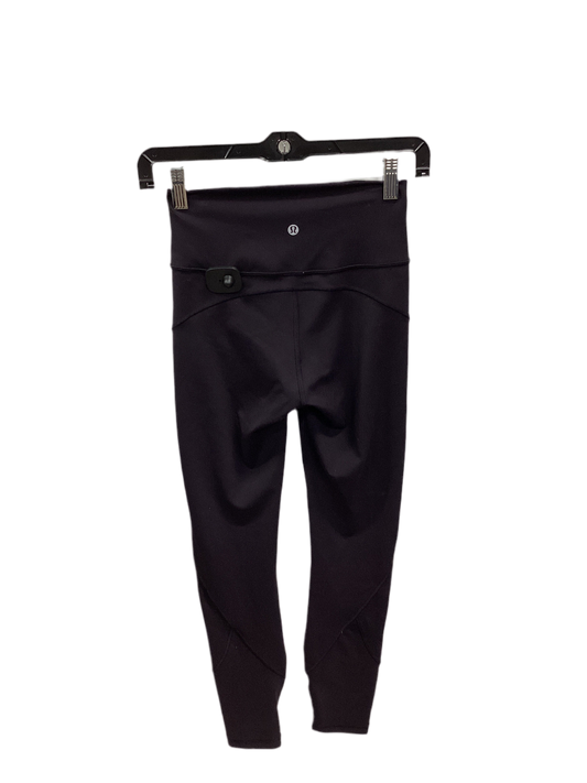 Athletic Leggings By Lululemon In Purple, Size:4