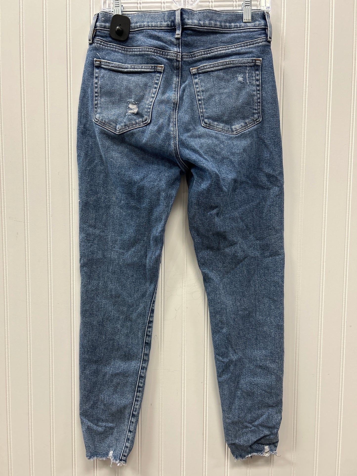 Jeans Straight By Loft In Blue Denim, Size:8