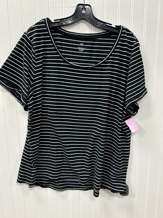 Top Ss By J. Jill In Black, Size:2X