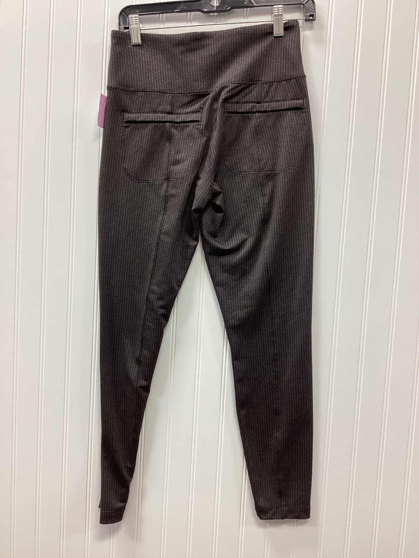 Athletic Leggings By Athleta In Black & Brown, Size:S