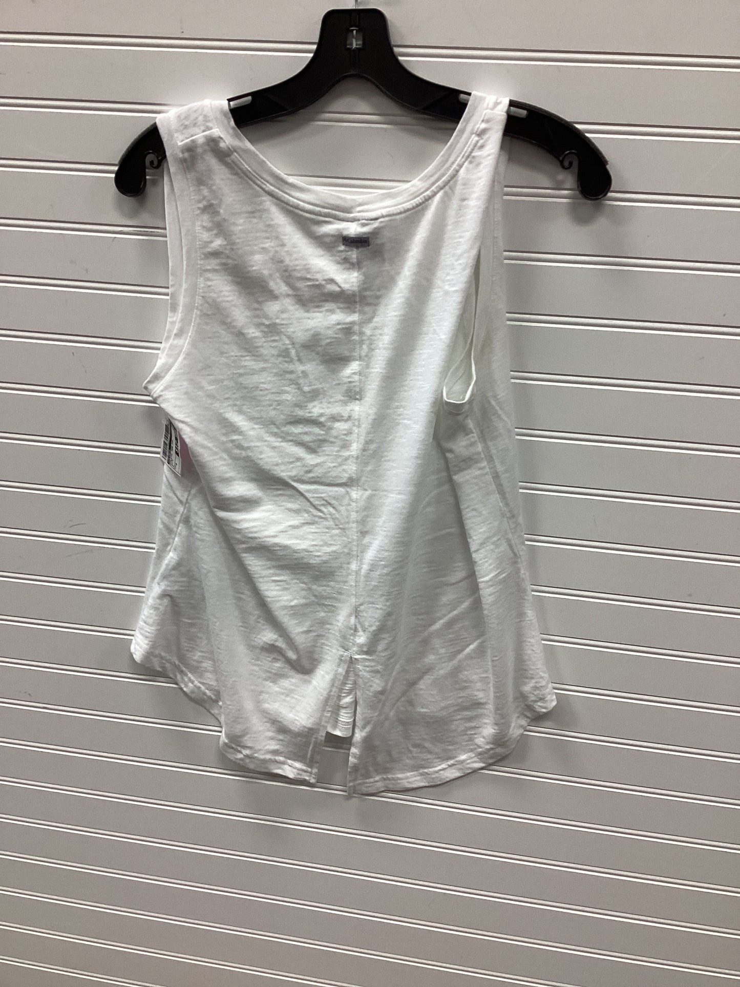Athletic Tank Top By Columbia In White, Size:M