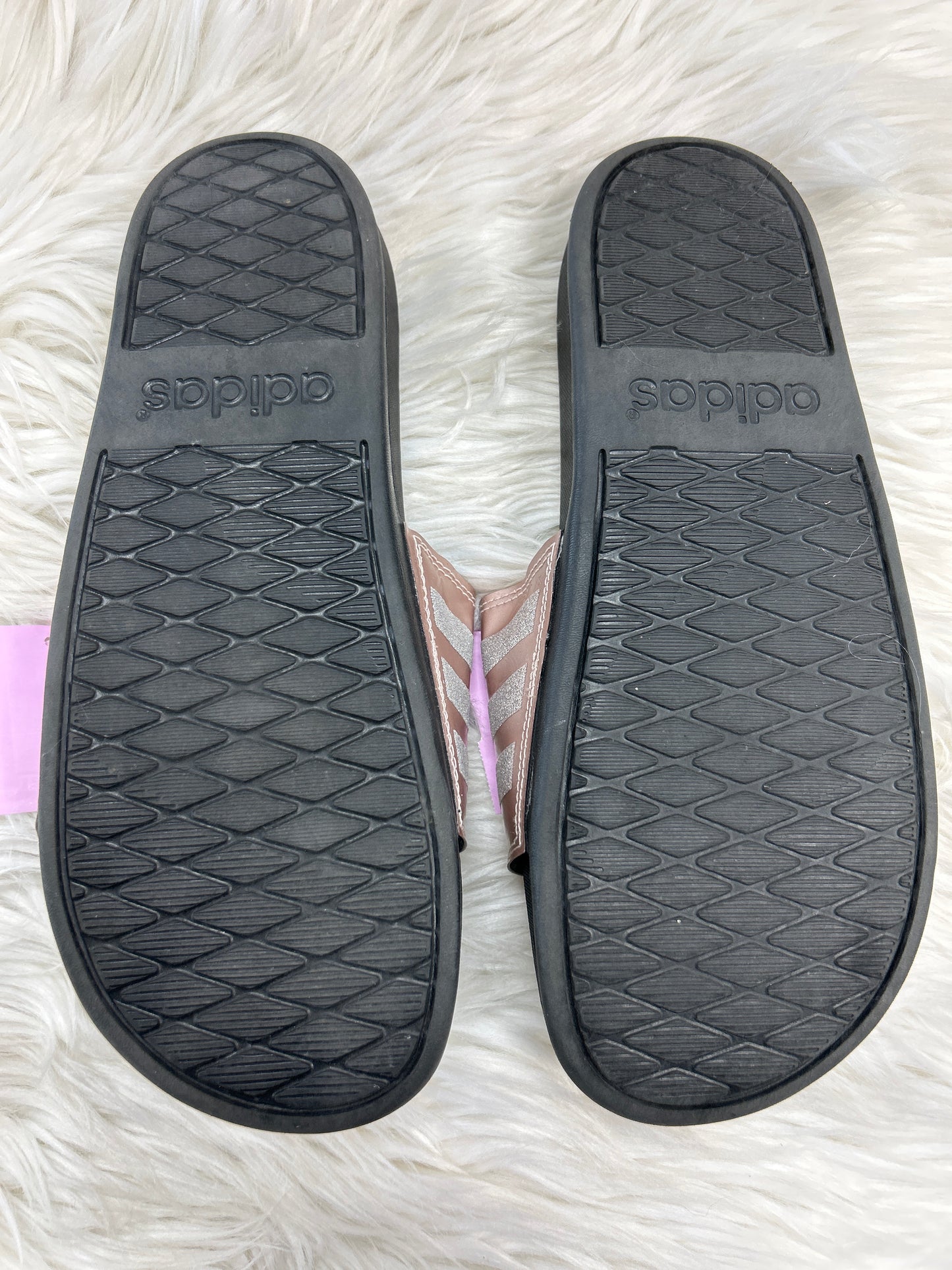 Sandals Flats By Adidas In Pink, Size:9