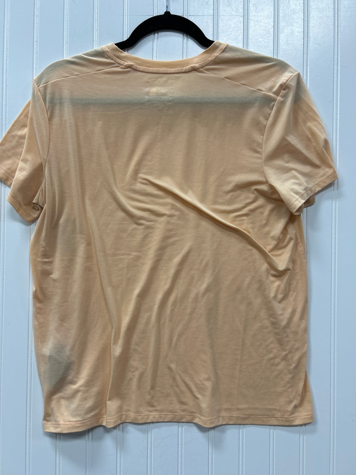 Athletic Top Ss By The North Face In Orange, Size:M
