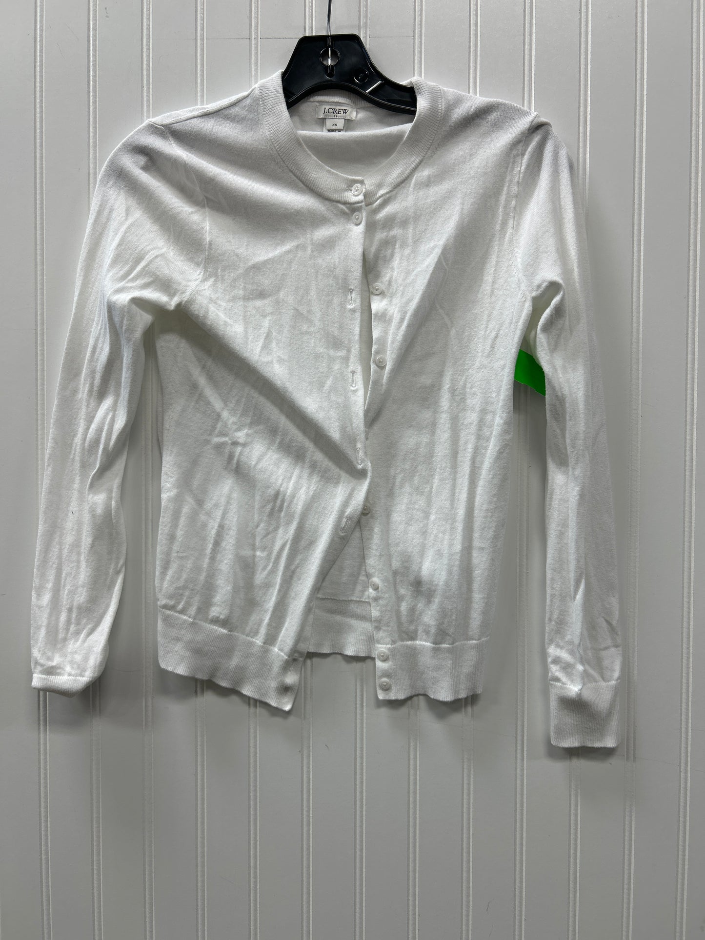 Cardigan By J. Crew In White, Size:Xs
