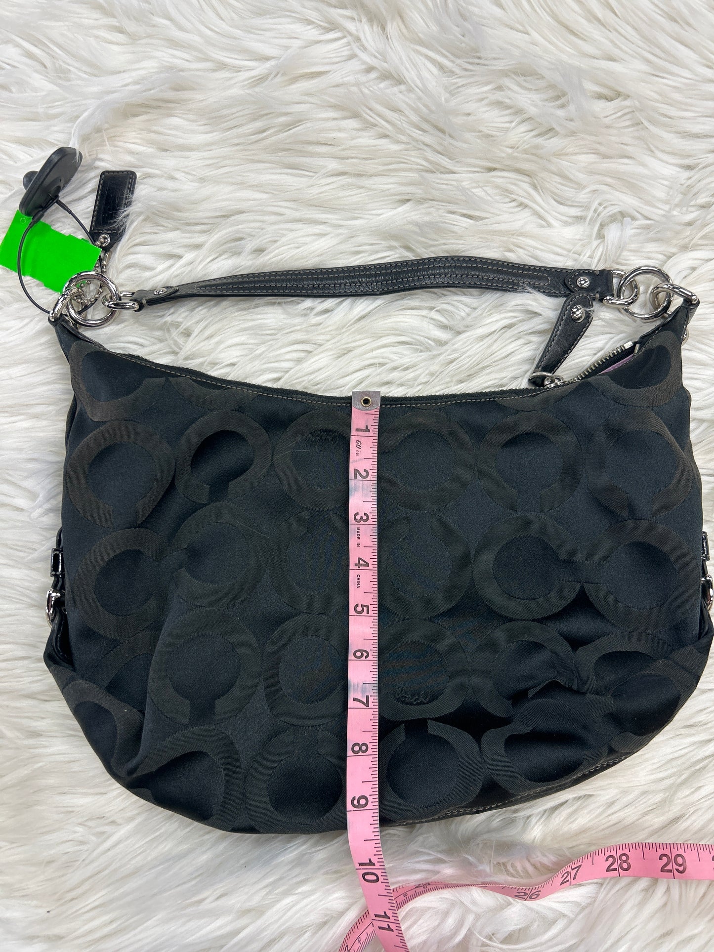 Handbag Designer By Coach In Black, Size:Medium