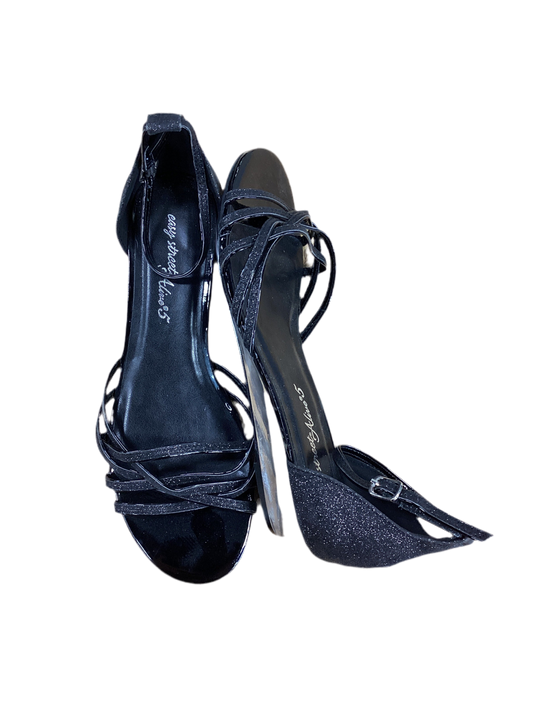 Sandals Flats By Easy Street In Black, Size:9