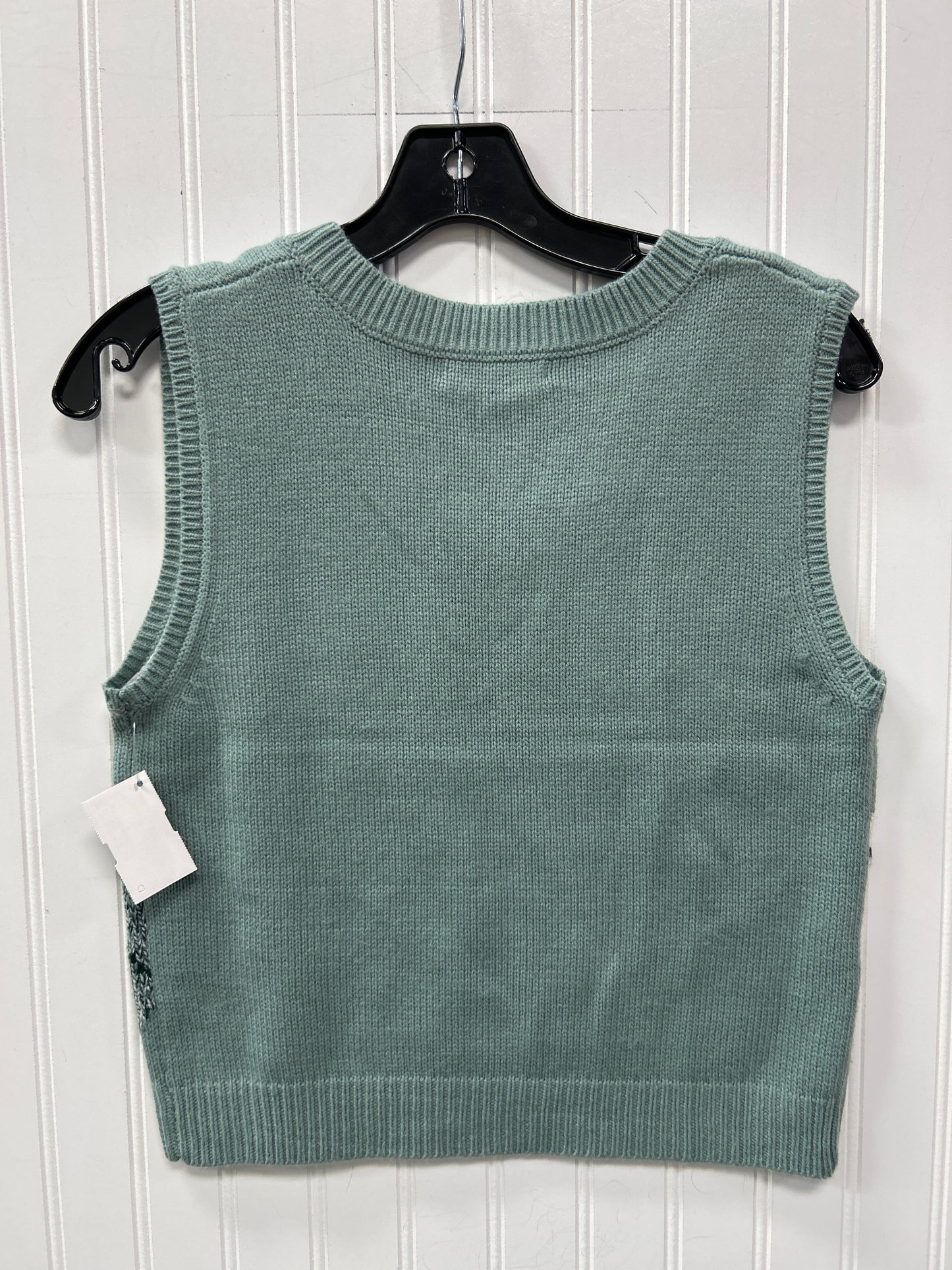 Vest Sweater By Moon And Madison In Blue, Size:S