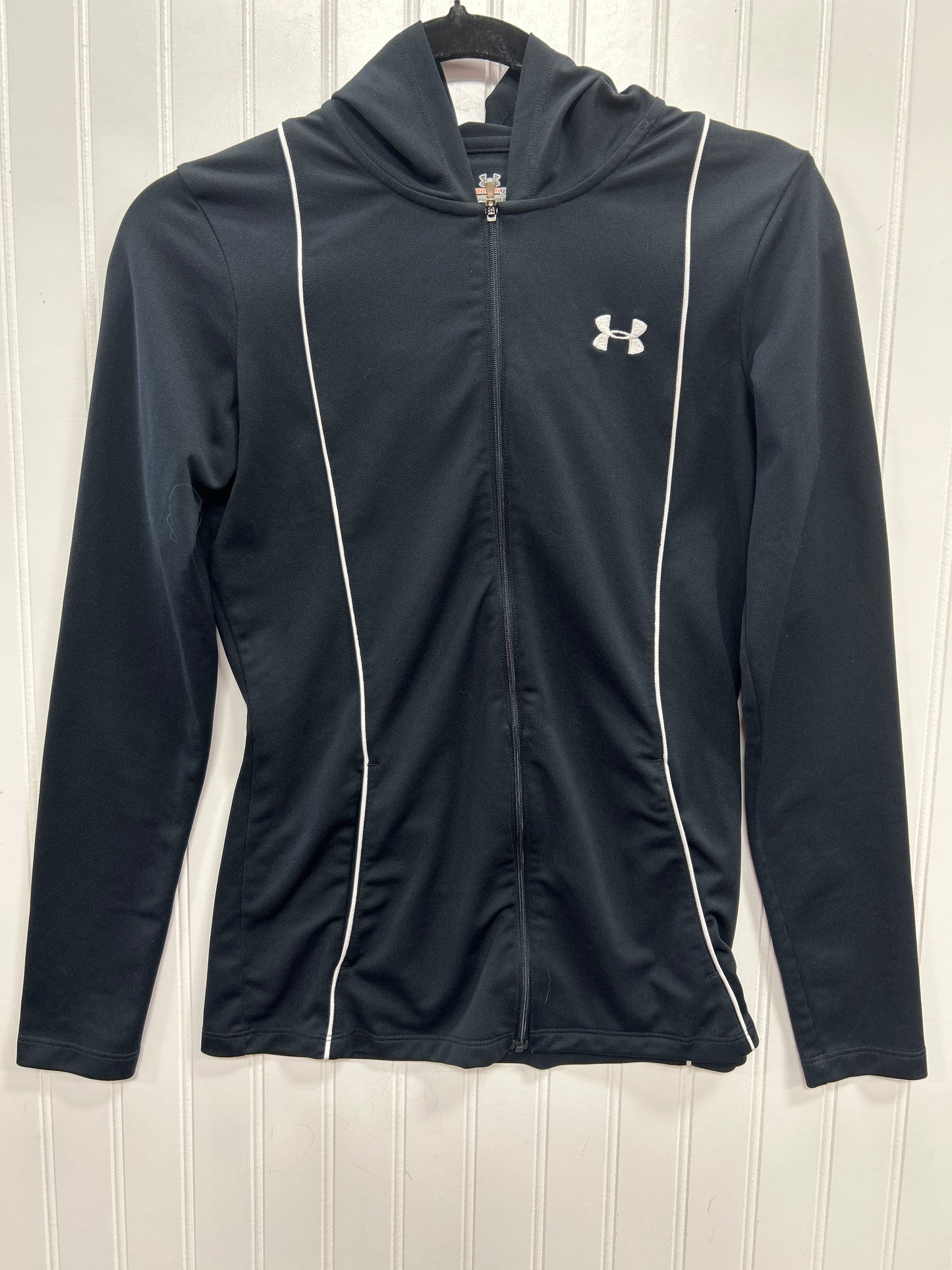 Athletic Top Ls Hoodie By Under Armour In Black, Size:S