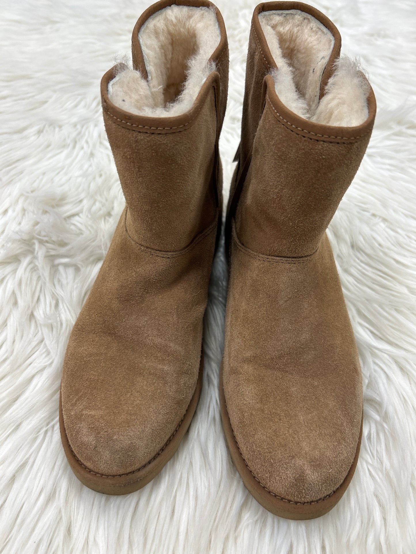 Boots Designer By Ugg In Brown, Size:8