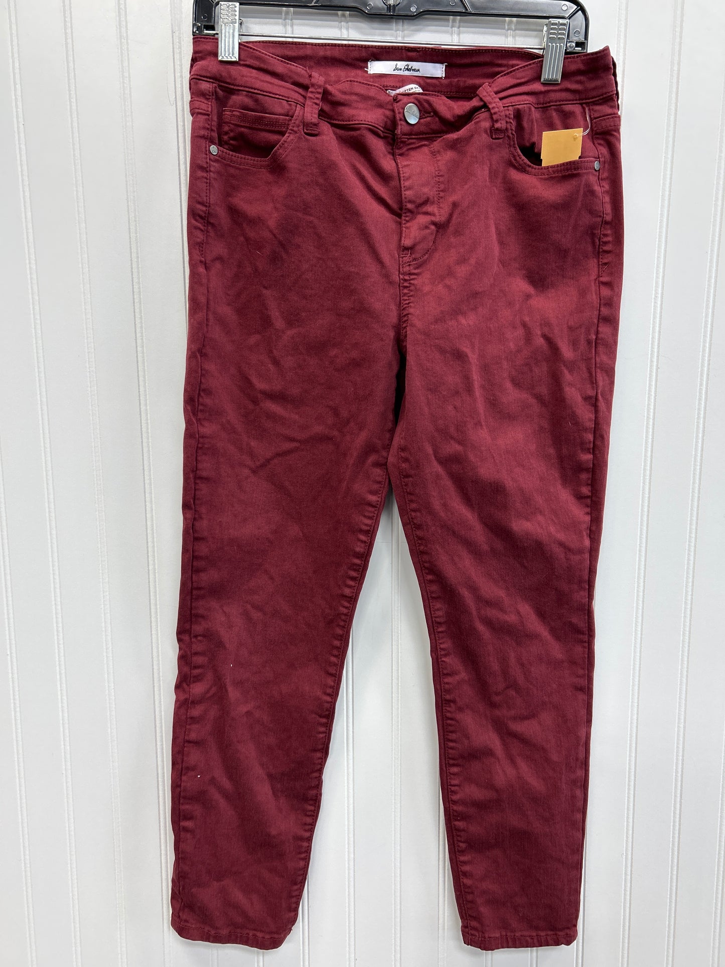 Jeans Skinny By Sam Edelman In Red, Size:10