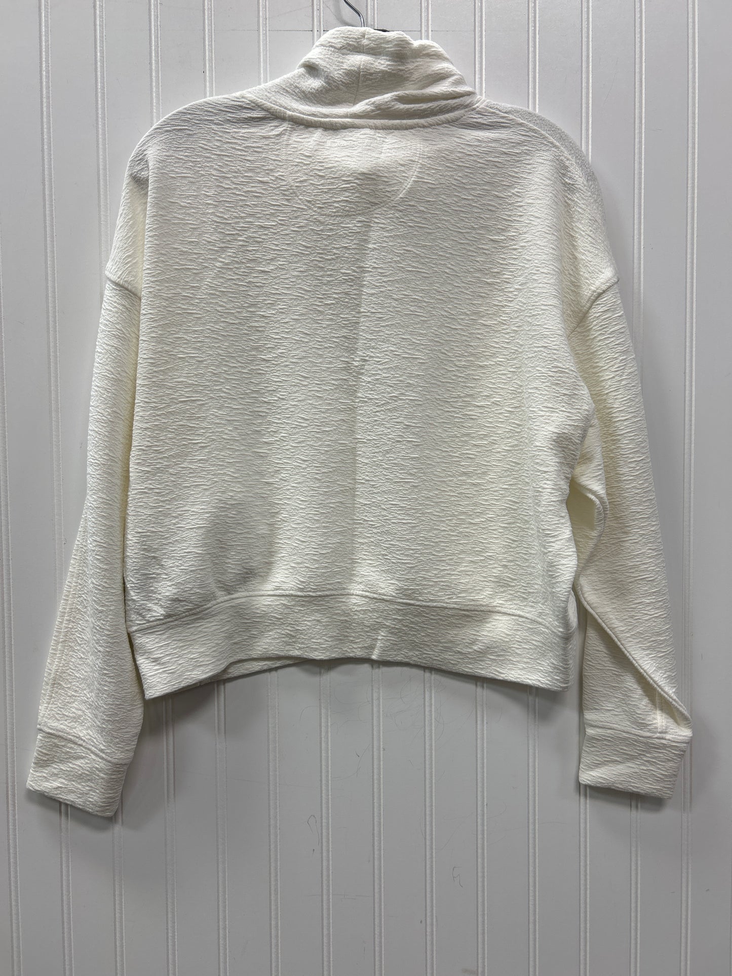 Athletic Top Ls Collar By Danskin In Cream, Size:Xs