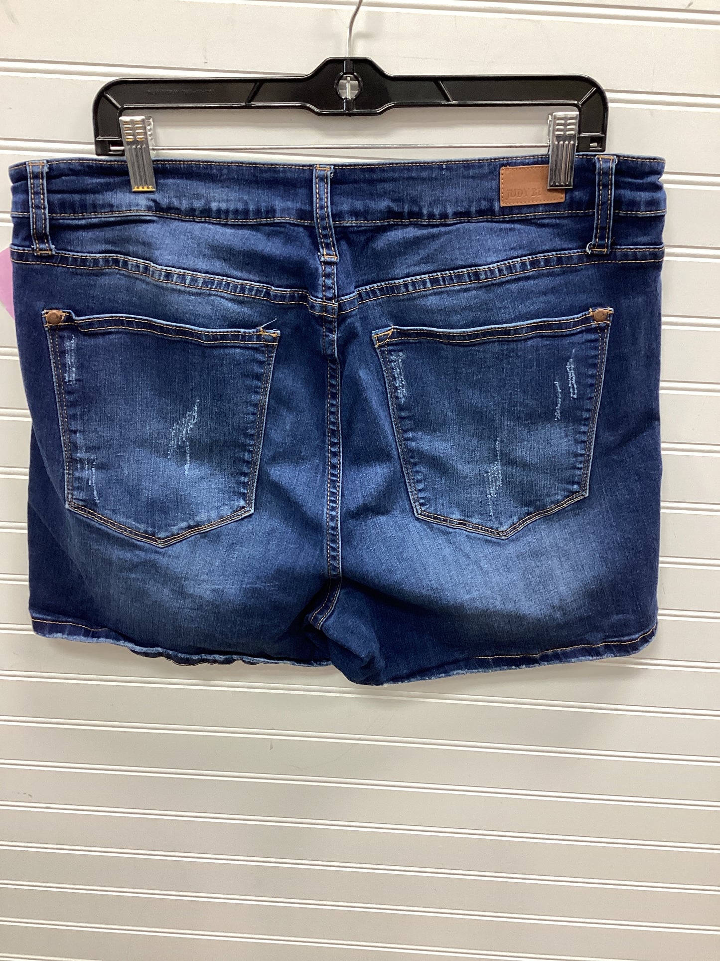 Shorts By Judy Blue In Blue Denim, Size:18