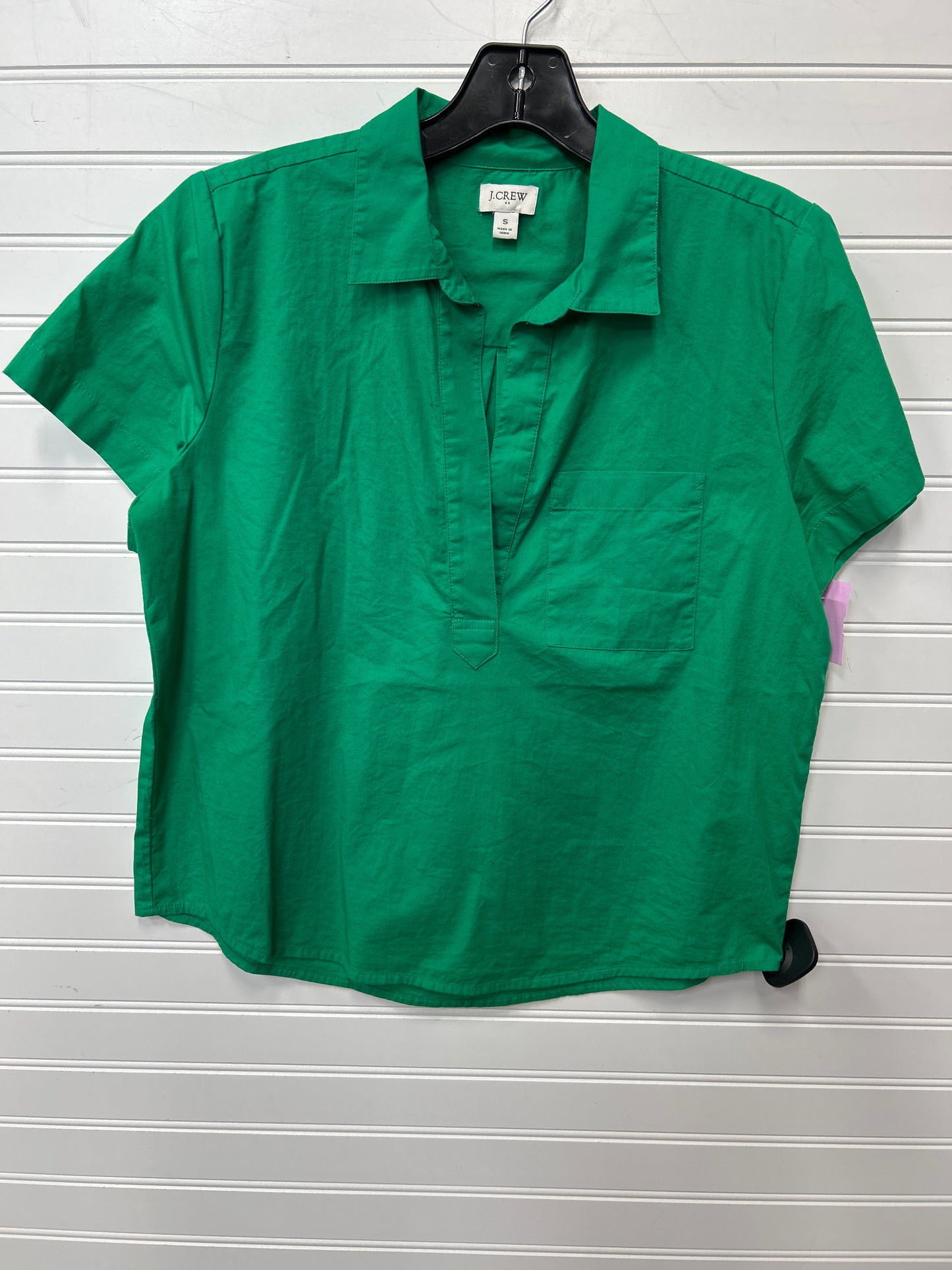 Top Ss By J. Crew In Green, Size:S