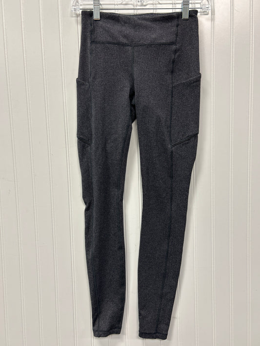 Athletic Leggings By Lululemon In Grey, Size:4