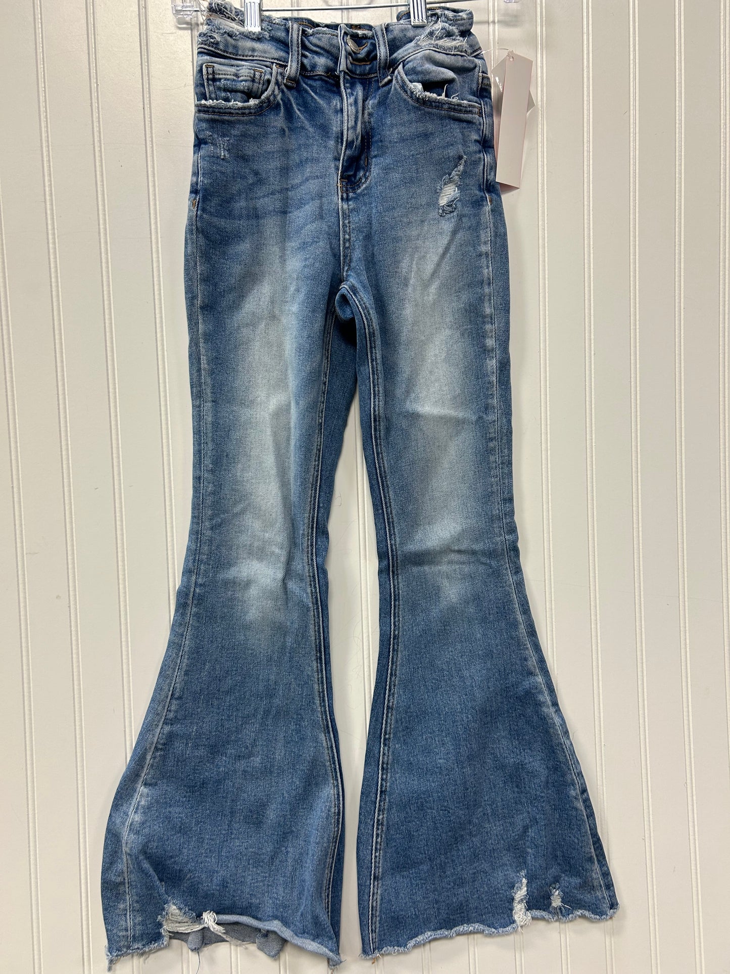 Jeans Flared By Cmc In Blue Denim, Size:0