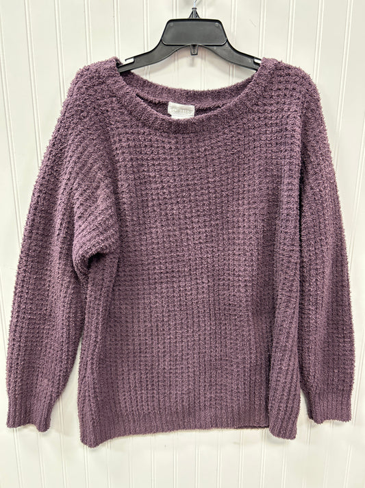 Sweater By Clothes Mentor In Purple, Size:Xl