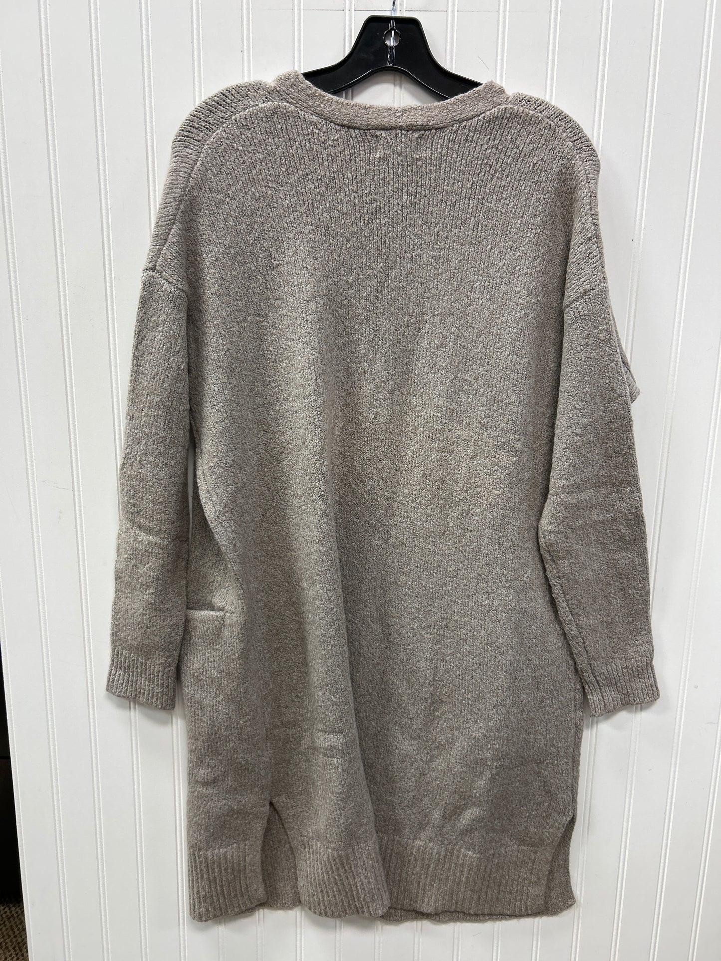 Sweater Cardigan By Old Navy In Taupe, Size:M