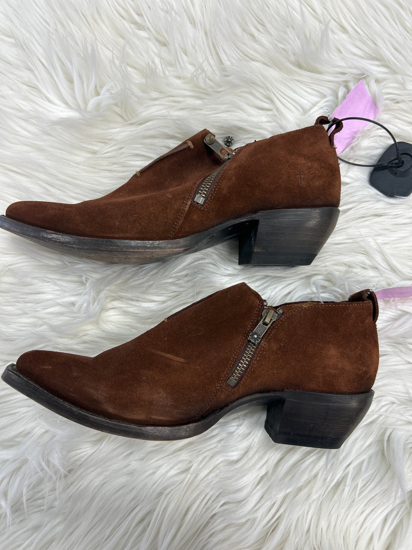 Boots Designer By Frye In Brown, Size:8