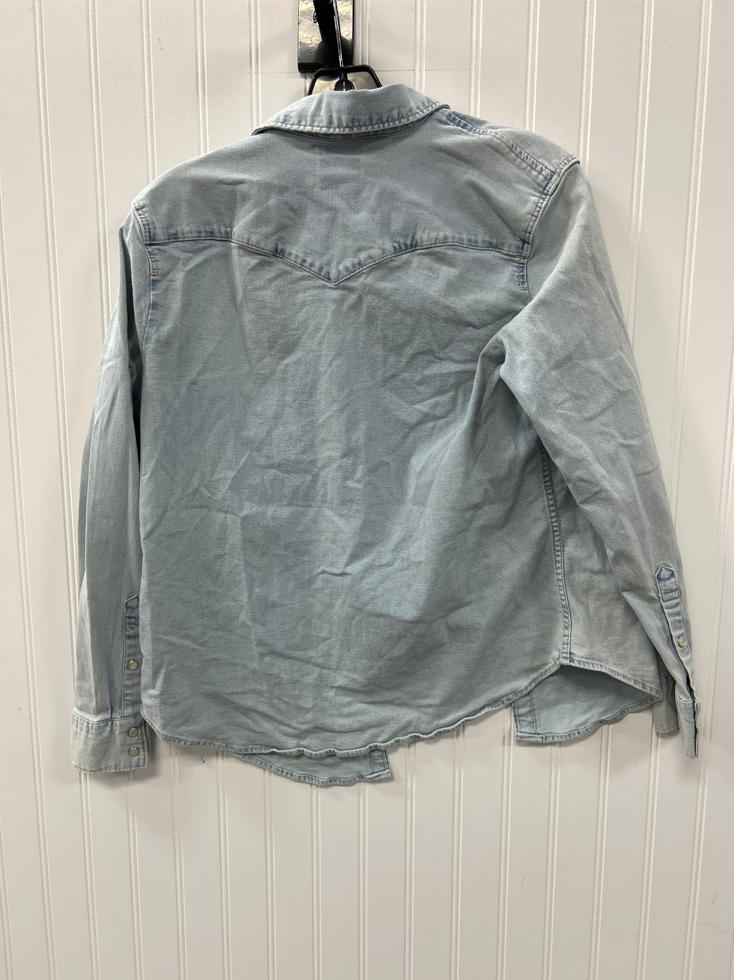 Jacket Denim By Levis In Blue Denim, Size:M