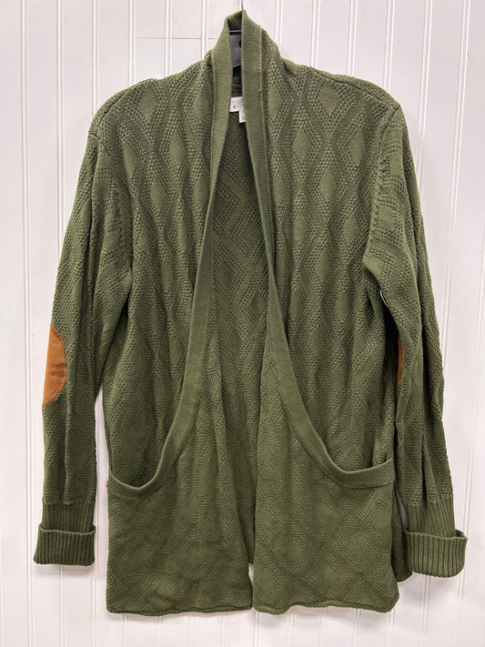 Sweater Cardigan By Market & Spruce In Green, Size:Xl