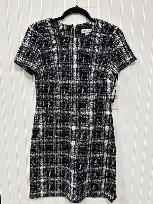 Dress Work By Calvin Klein In Black, Size:2