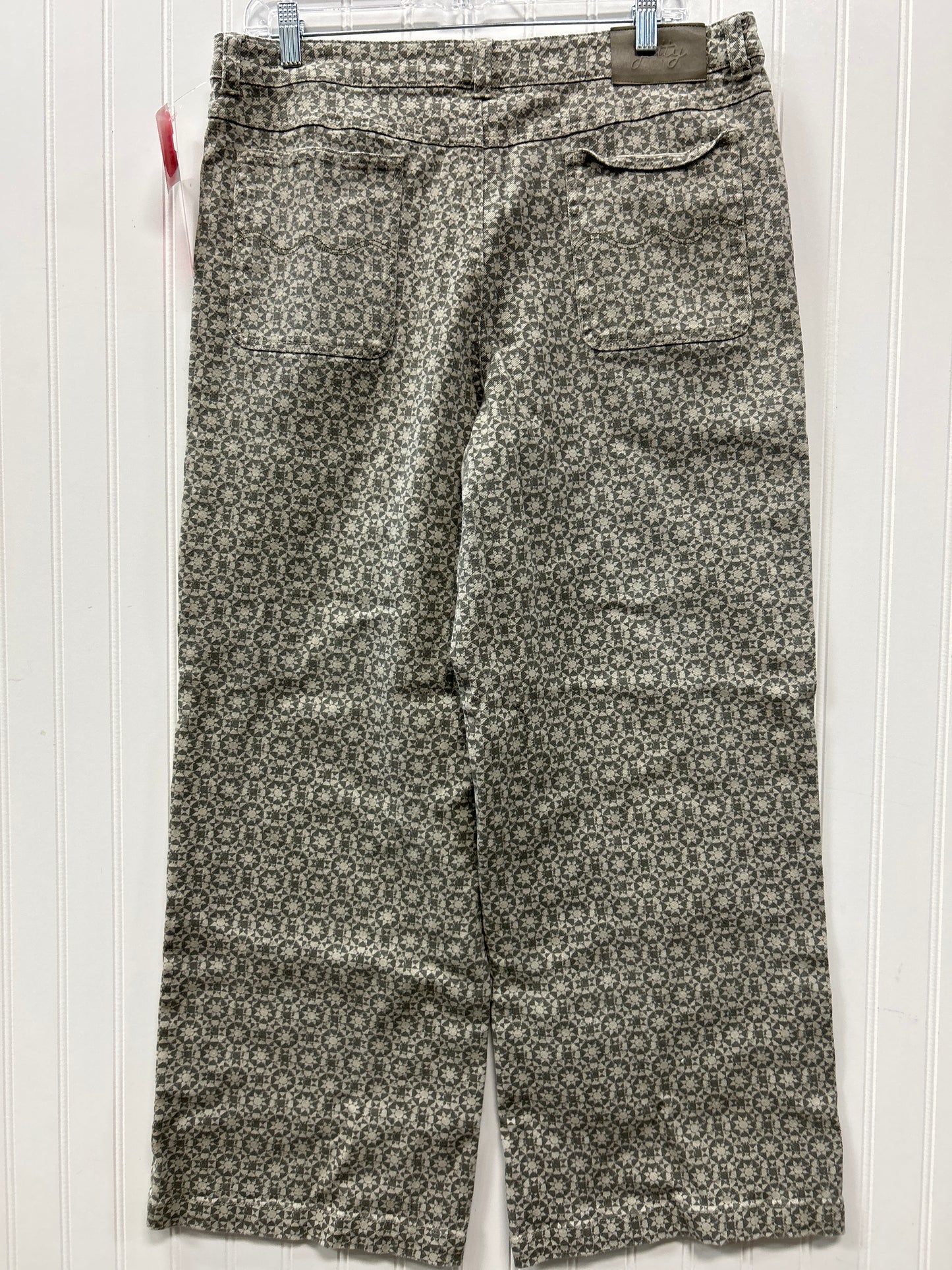 Jeans Wide Leg By Cmc In Grey Denim, Size:12