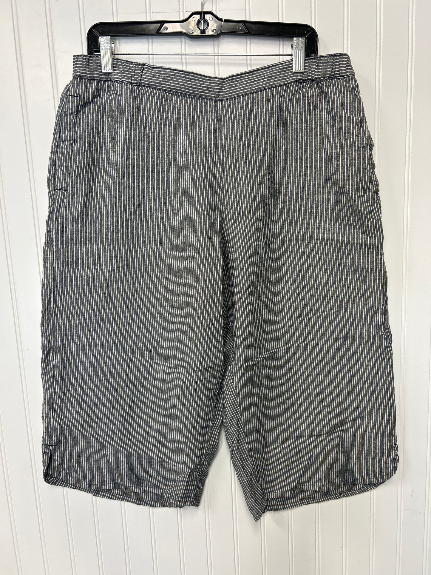 Capris By Coldwater Creek In Striped Pattern, Size:Lp