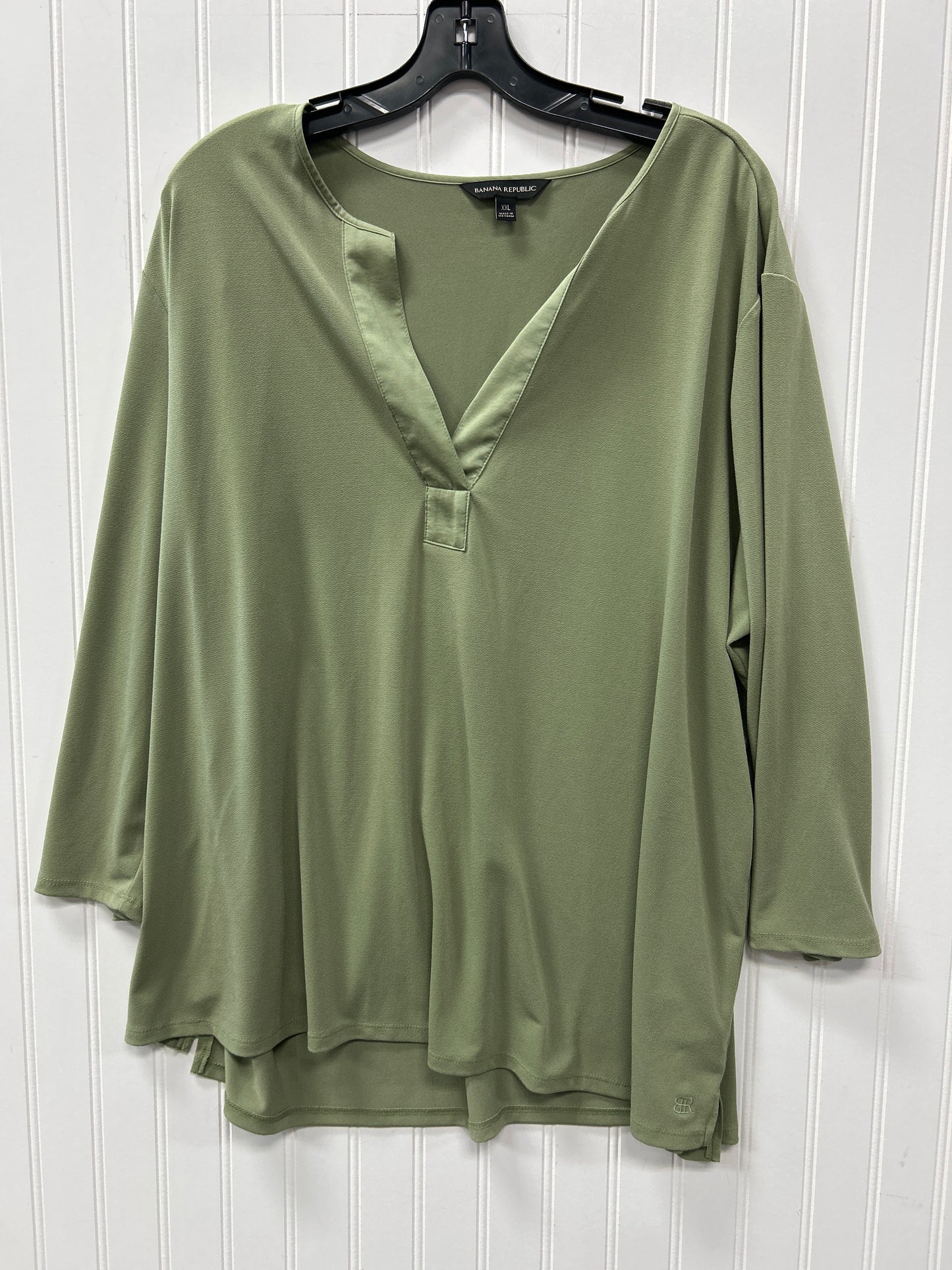 Top Ls By Banana Republic In Green, Size:1X