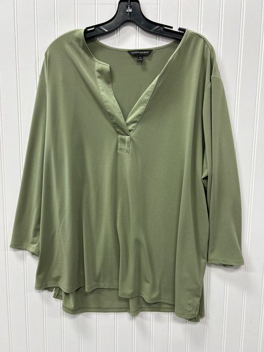 Top Ls By Banana Republic In Green, Size:1X