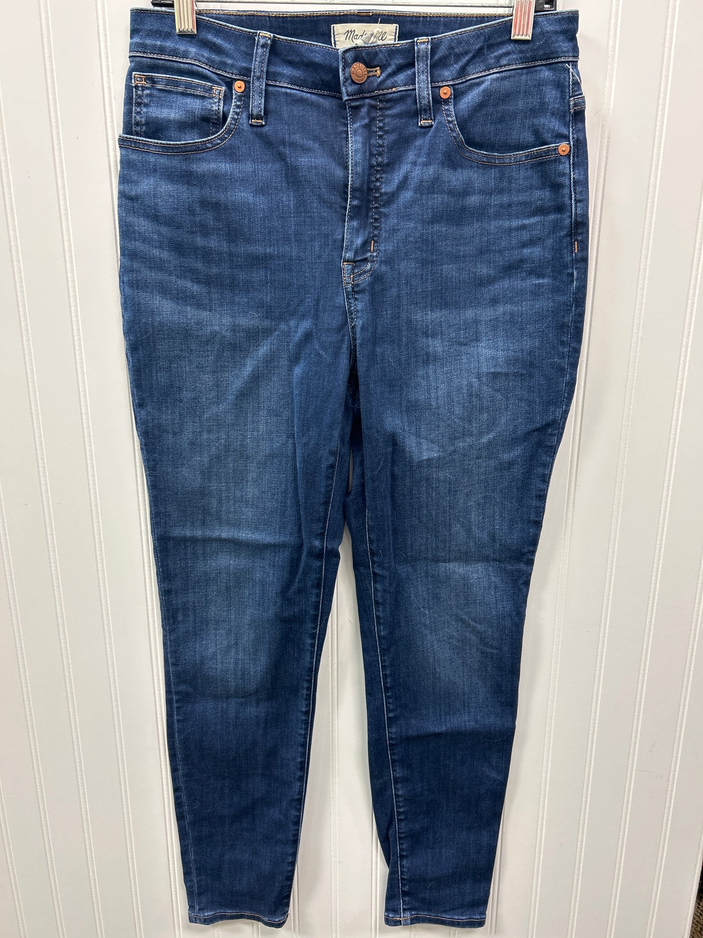 Jeans Skinny By Madewell In Blue Denim, Size:6