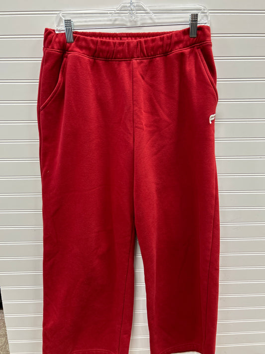Athletic Pants By Fabletics In Red, Size:M