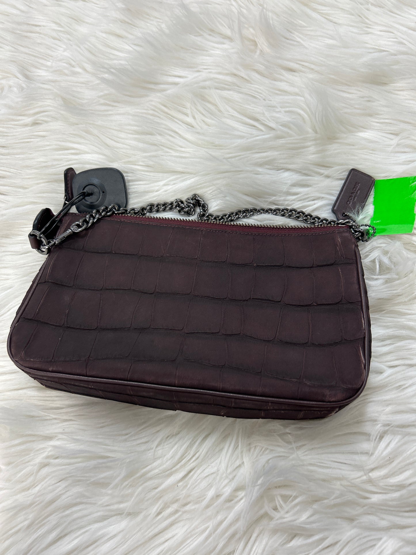 Handbag Designer By Coach In Purple, Size:Small