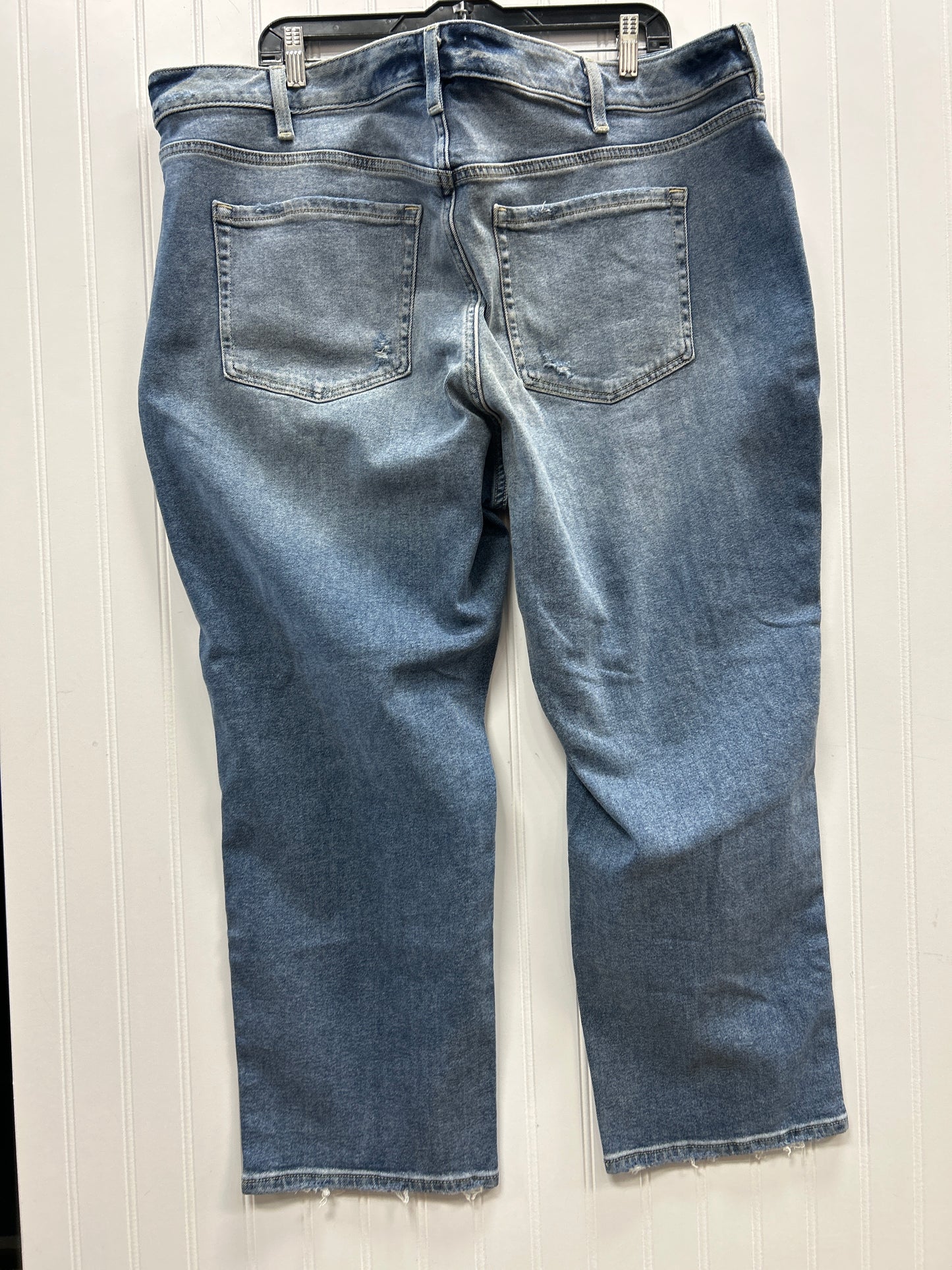 Jeans Straight By Lane Bryant In Blue Denim, Size:22